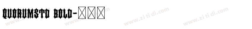 quorumstd bold字体转换 quorumstd bold字体转换